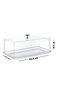 Hermia Plato de servir pasteles CLRKS-2 Transparente